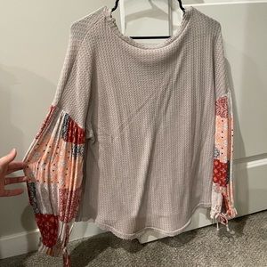 Long sleeve blouse